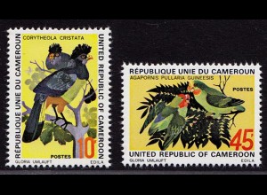Kamerun Cameroon Vögel Birds Animals 1972 Satz ** MNH (9072