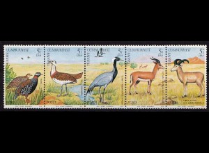 Türkei - Turkey Vögel Birds Wildlife 1979 ** Mi. 2501-2505 (9607