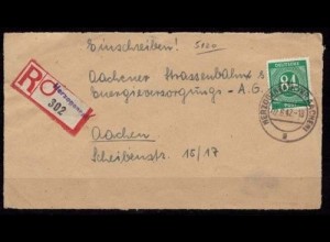Herzogenrath prov.R-Zettel 1947 Vorderseite (b184