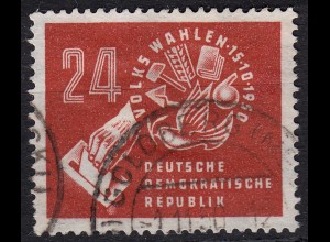 DDR 1950 Michel 275 Volkswahlen gestempelt (14503