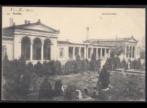 AK Gotha Krematorium 1911 (12287