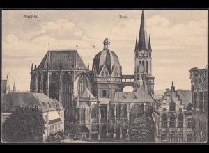 AK Aachen Dom Feldpost 1914 (12297