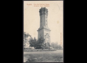 AK Rochlitz Turm des Rochlitzer Berges Friedr. August Denkmal 1909 (12404