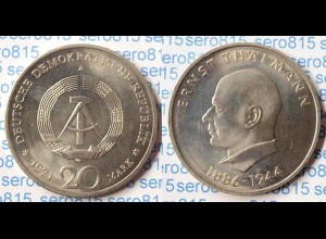 DDR 20 Mark von 1971 Ernst Thaelmann bankfrisch (n198