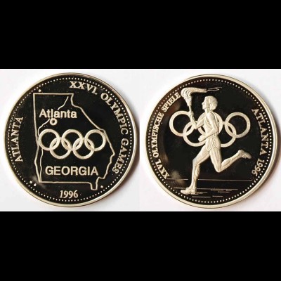 Medaille Olmpische Spiele Atlanta in Georga 1996 USA XXVI. OLYMPC GAMES (r572