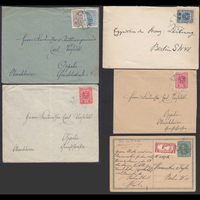 Österreich - Austria 5 Stück Briefe/Karten ca 20er Jahre (65317