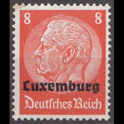 Deutsche Besetzung Luxemburg 1940 Mi. 5 - 8 Pfennig ** MNH (70051