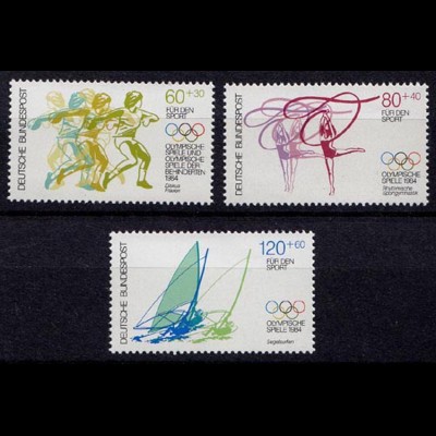 Germany BRD 1984 Mi 1206-08 ** MNH Olypiade Olympic Los Angeles (70118