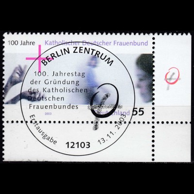  Germany BRD Mi. 2372 ESST Vollstempel Katholischer Frauenbund 55 CENT (70204