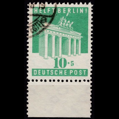 Alliierte Besetzung Bizone 1948 Mi.101 Brandenburger Tor in Berlin used (70428