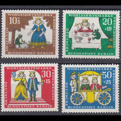 Germany - Berlin Stamps 1966 Michel 295-298 MNH Märchen der Froschkönig (81024