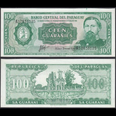 Paraguay - 100 Guaranies Banknote 1982 Pick 205 UNC (1) (32162