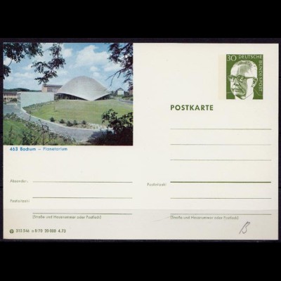 BRD Bundesrepublik Ganzsache Bildpostkarte 463 Bochum (d085