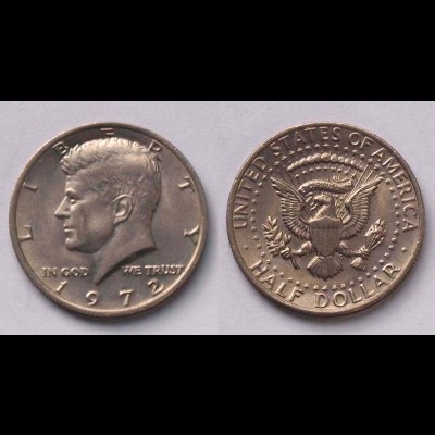 USA 1/2 Dollar John F. Kennedy 1972 (16353