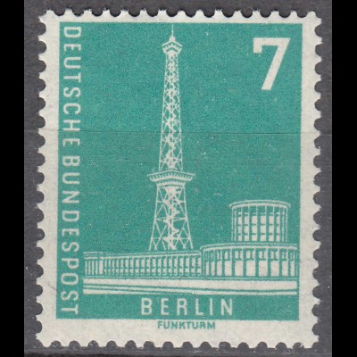 Berlin 1956 Mi. 135 postfrisch MNH Freimarke Stadtbilder Funkturm (70560