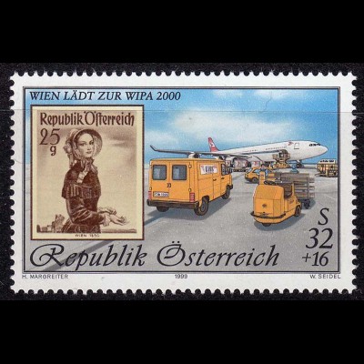 Österreich Mi. 2292 I ** Internationale Briefmarken-Ausstellung WIPA 2000 (11067