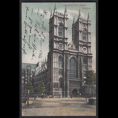 AK Westminster Abbey London 1910 (12410