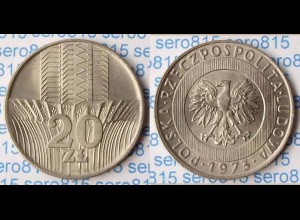 Polen Polska Poland 20 Zloty 1973 bfr (p588