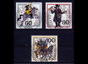 Bundesrepublik 1989 Vollstempel ESST 1437-39 (b145