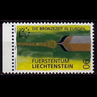  Liechtenstein Die Bronzezeit 1996 Mi. 1128 ** unter Postpreis (c085