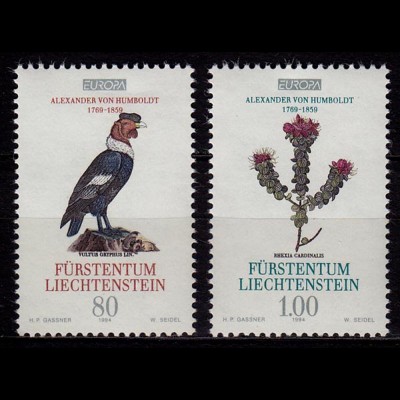  Liechtenstein Europa Cept 1994 Mi.1079-80 ** unter Postpreis (c065