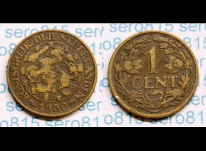Niederlande NEDERLAND 1 Cent 1920 (b488