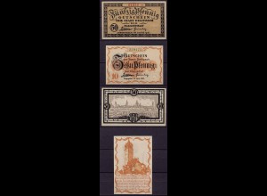 Sachsen - Delitzsch - Notgeld 1921 - 10 + 50 Pfennig (c760