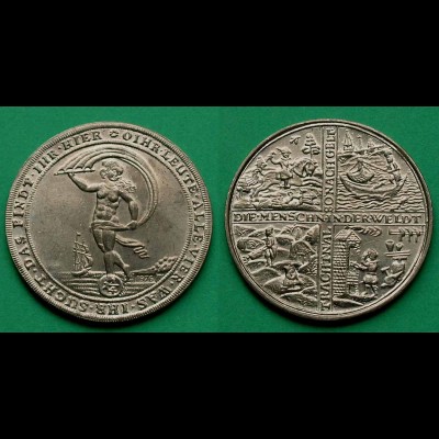 Die Menschen der Welt Medaille ca. 49,2 mm ca. 29,5 Gramm 1976 (19028