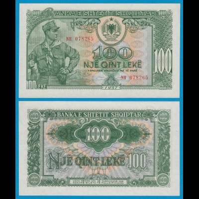Albanien - Albania - 100 Leke Banknotes 1957 PICK 30a aUNC (19143