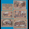 5. Aufl. 6 Stück Österreich - Austria Stadt Schwaz Tirol 10-90 Heller 1921