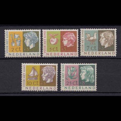 Niederlande Mi. 631-635 postfrisch Voor het Kind 1953 (80018