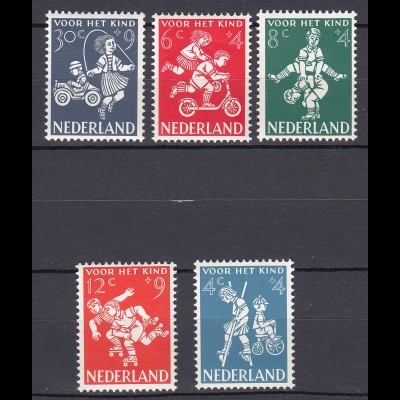 Niederlande Mi. 723-727 postfrisch Voor het Kind 1958 (80030
