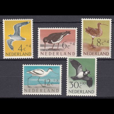Niederlande Mi. 760-764 postfrisch Sommermarken 1961 (80034