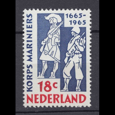 Niederlande Mi. 855 postfrisch 300 jahr Korps der Marinesoldaten 1965 (80049