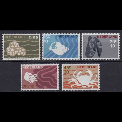 Niederlande Mi. 873-877 postfrisch Sommermarke 1967 (80057