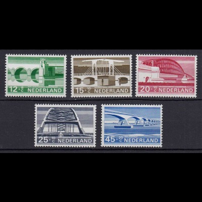 Niederlande Mi. 894-898 postfrisch Sommermarken 1968 (80061