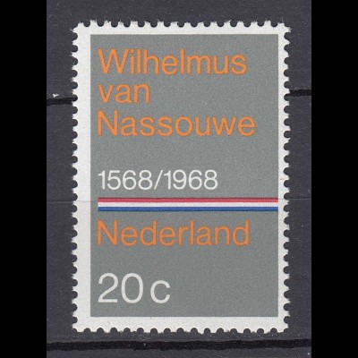 Niederlande Mi. 901 postfrisch 400 Jahre Nationalhymne 1968 (80062