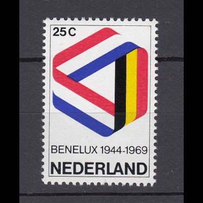 Niederlande Mi. 926 postfrisch 25 Jahre Zollunion 1969 (80068