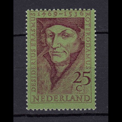 Niederlande Mi. 927 postfrisch 500 Geburtstag Erasmus von Rotterdam 1969 (80069