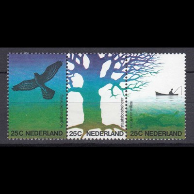 Niederlande Mi. 1023-1025 postfrisch Natur und Umwelt 1974 (80097