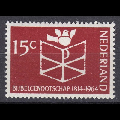 Niederlande Mi. 826 postfrisch Bilbelgesellschaft 1964 (80131