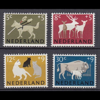 Niederlande Mi. 818-821 postfrisch Sommermarken 1964 (80135