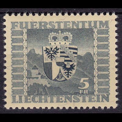 Lichtenstein - Mi. 243 postfrisch Freimarke Wappen 1945 (11295