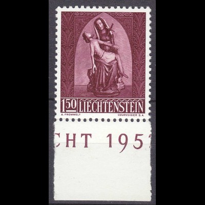 Liechtenstein Mi. 364 postfrisch Weihnachten Höchswert 1957 (11307