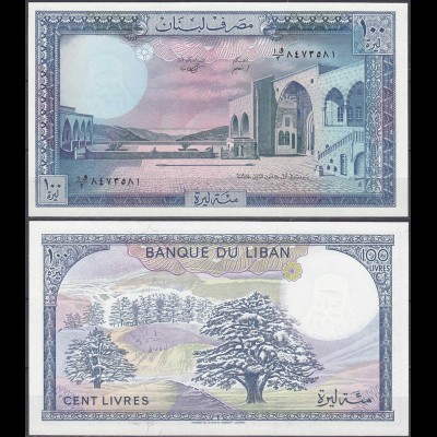 LIBANON - LEBANON 100 Livres Banknote 1988 UNC Pick 66d (11979