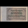 Reichsbanknote - 500000 500.000 Mark 1923 Ros. 87f VF Pick 88b (19656