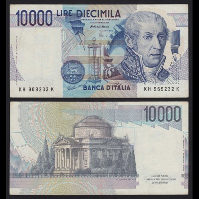 ITALIEN - ITALY 10000 10.000 Lire Banknote 1984 VF/XF (2-3 Pick 112d (19951
