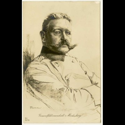 AK General-Feldmarschall von Hindenburg Feldpost 1915 (3059