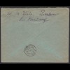 Deutsches Reich 1920 R-Brief 50 + 60 Pf.Bayern Überdruck 125/6 (20298