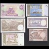 Pakistan - 6 verschiedene Banknoten UNC (20733